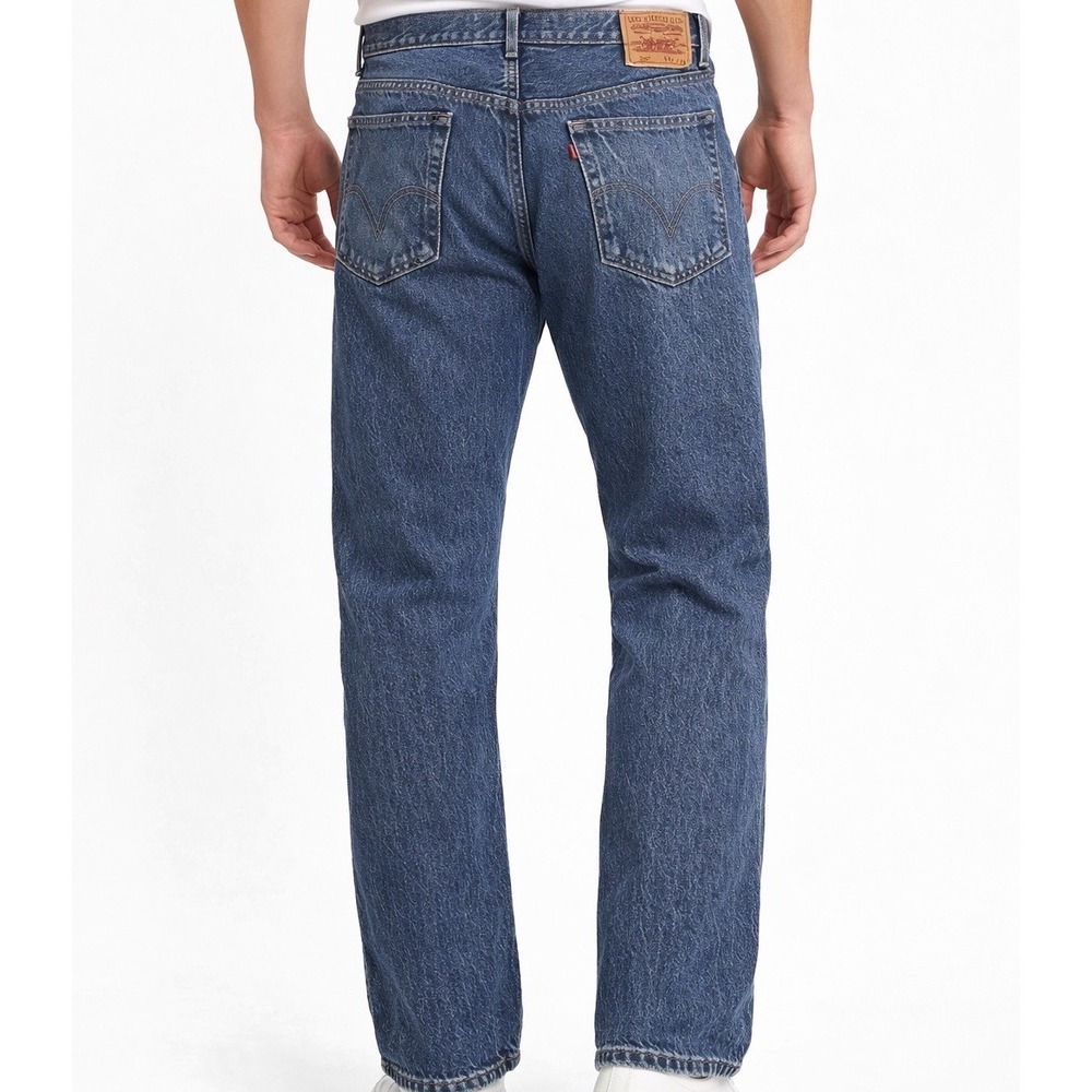 Vintage Y2K Levi's 505 Jeans Men's 34x34 MedWash Straight Leg Classic Regular